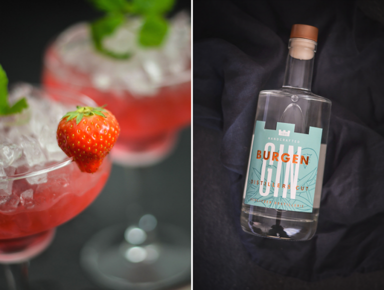 ruhrwohl.de - Rezept für einen Gin-Cocktail mit Erdbeeren aus Marmelade