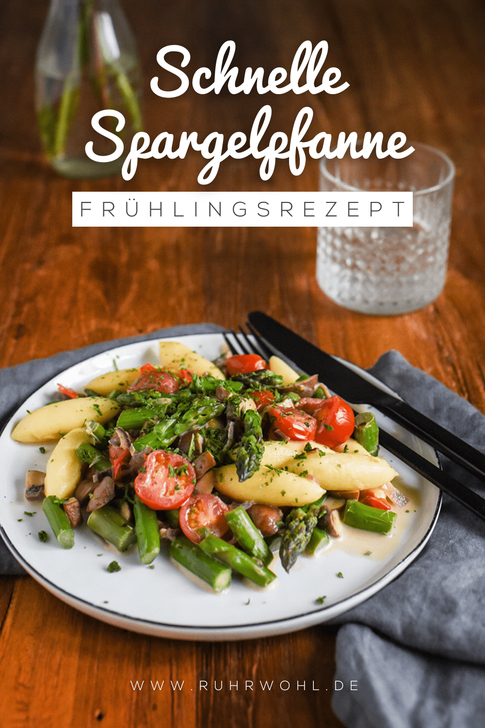 ruhrwohl.de - Grüner Spargel: Einfache und schnelle Spargelpfanne mit ...